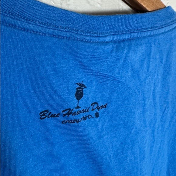 NEW Crazy Shirts Hawaiian T-Shirt Blue Corgi Dog Graphic Life is Short Women’s - Picture 6 of 7